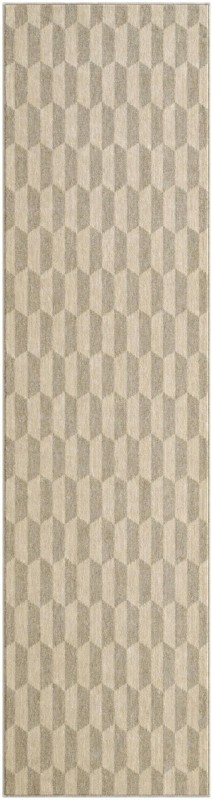2' 7 x 10' Sidney · Geometric rug, ivory