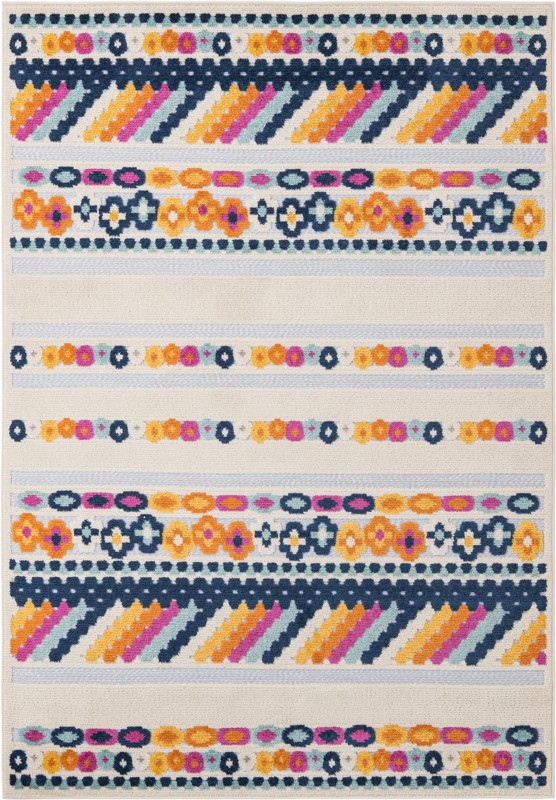 Tanner · Geometric Outdoor Rug, gray