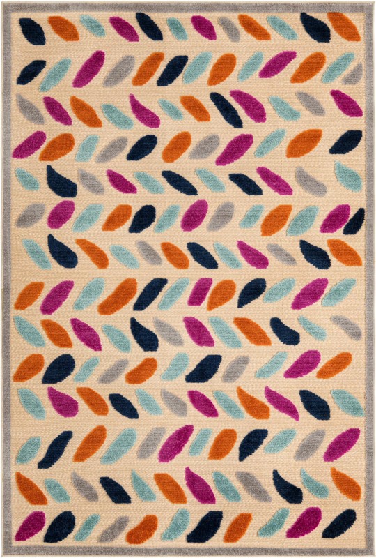 5' 3 x 8' Boyd · Border Outdoor Rug, beige