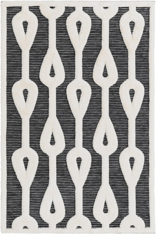 4' x 6' Russell · Geometric rug, gray