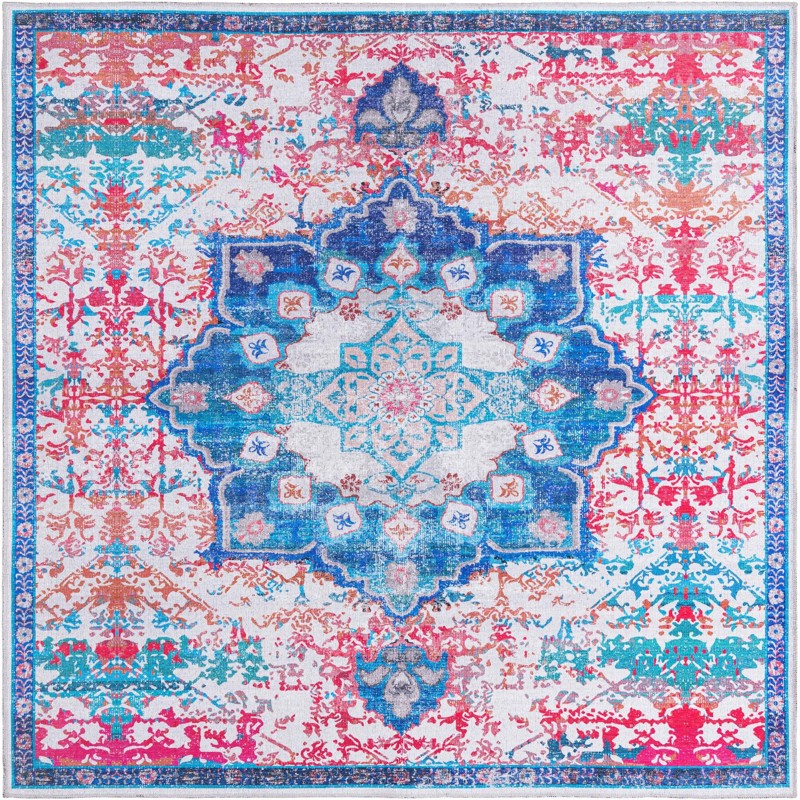 7' 10 x 7' 10 Rideout · Border Washable Rug