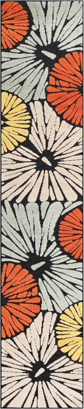2' 7 x 12' Bostwick · Floral / botanical Outdoor Rug, multi