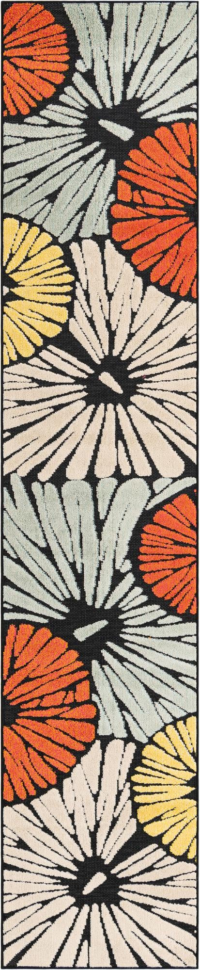 2' 7 x 12' Bostwick · Floral / botanical Outdoor Rug, multi