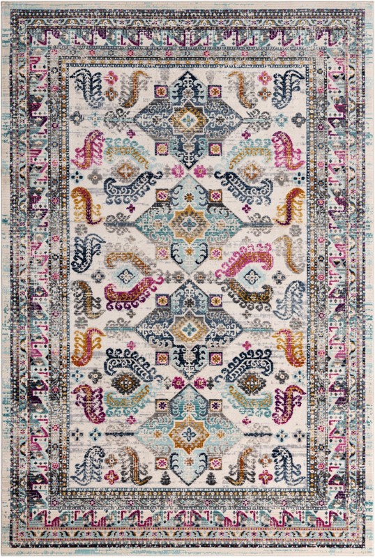 5' x 7' 10 Thorpe · Border rug, multi