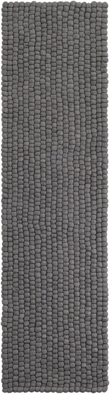 2' x 8' Hawthorne · Solid Wool Rug, gray