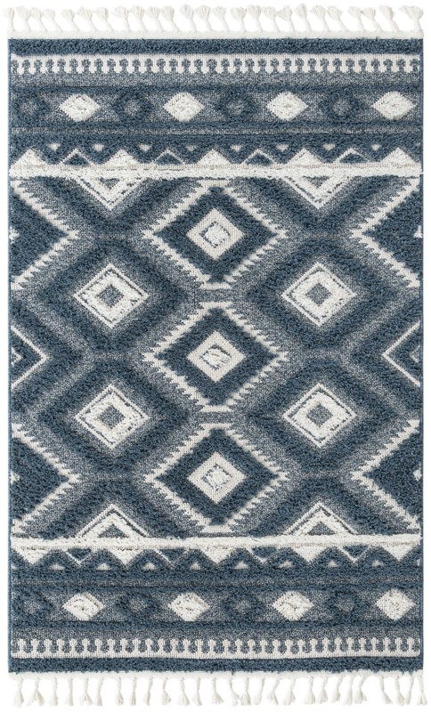Bernard · Border rug, blue