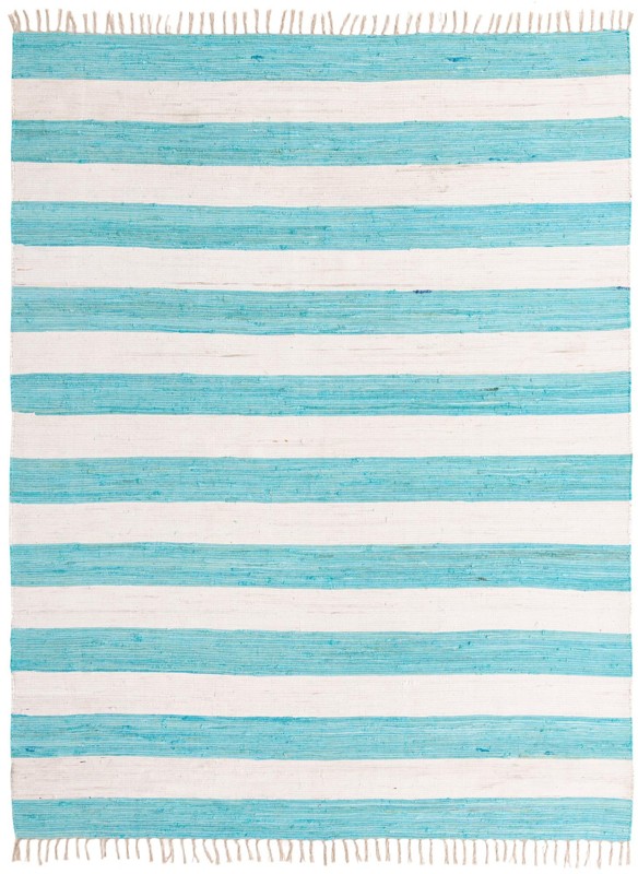 9' x 12' Flagstaff · Striped Chindi Rug