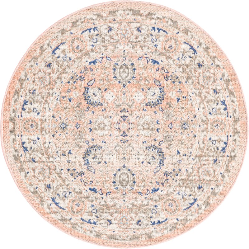 McKay · Border rug, powder pink
