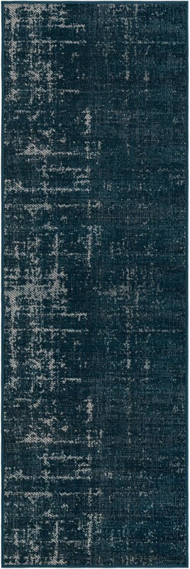 Byron · Abstract rug, blue