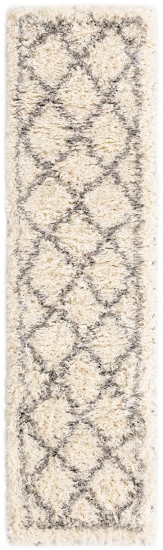 Kemble · Diamond Shag Rug, pearl