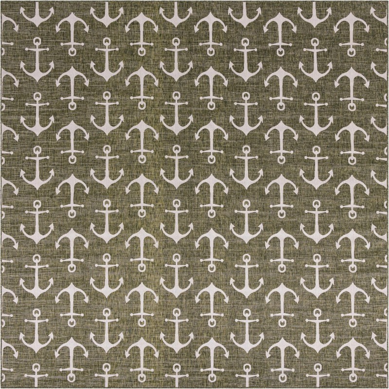 Millbrook · Pictoral Outdoor Rug, green