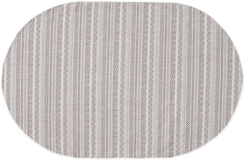 5' 3 x 8' Merlin · Geometric Outdoor Rug, red