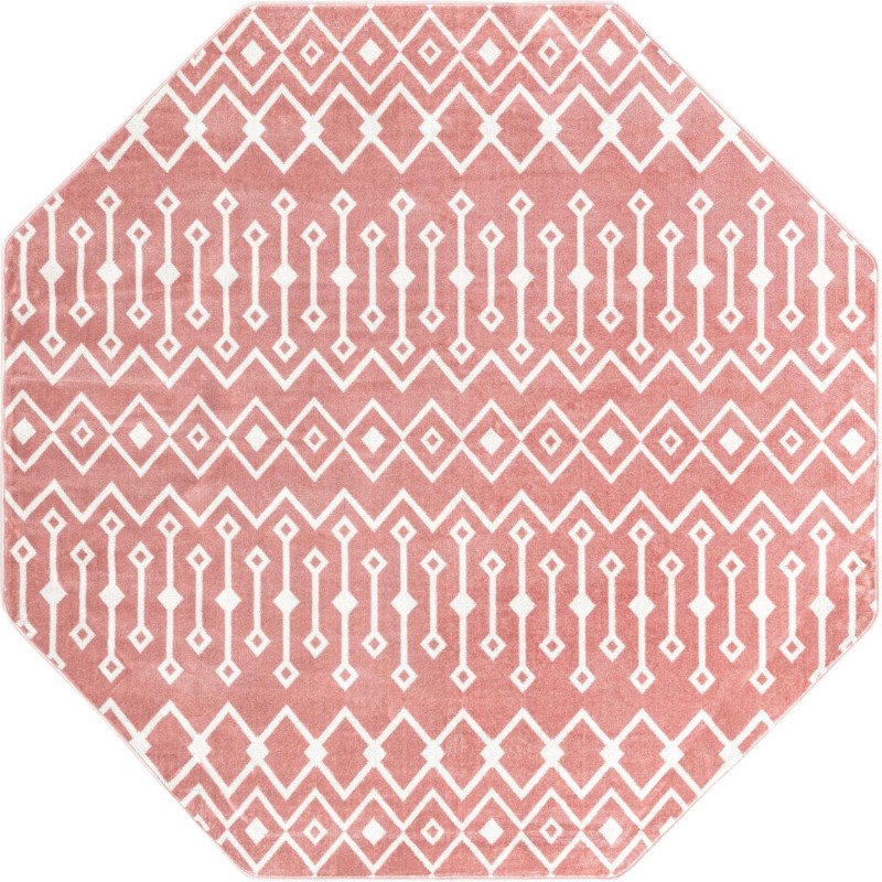 Eugene · Chevron rug, pink