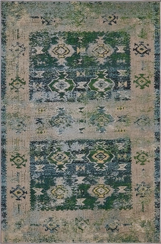 4' x 6' Denali · Border Washable Rug