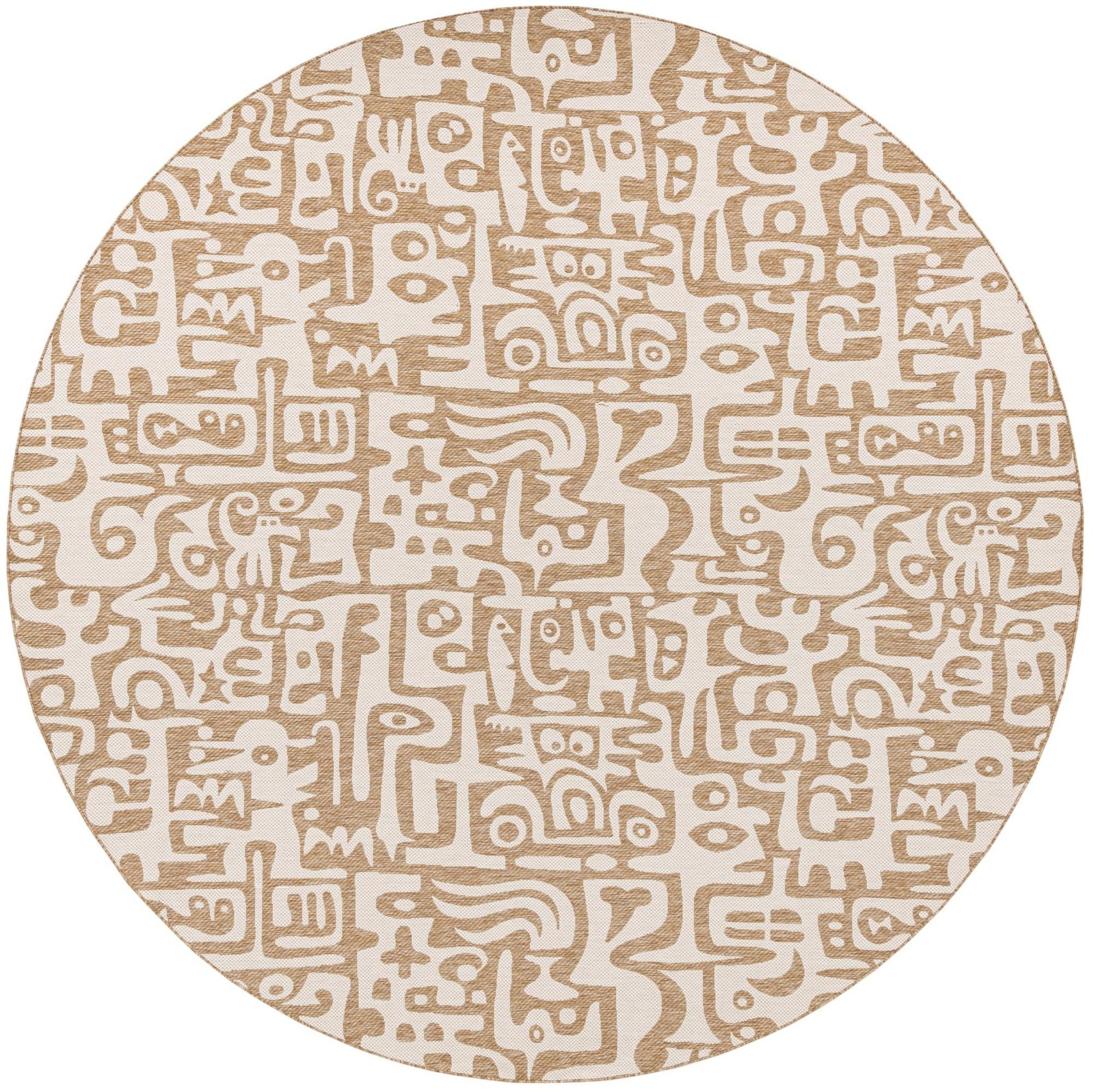 13' x 13' Hungerford · Abstract Outdoor Rug, taupe