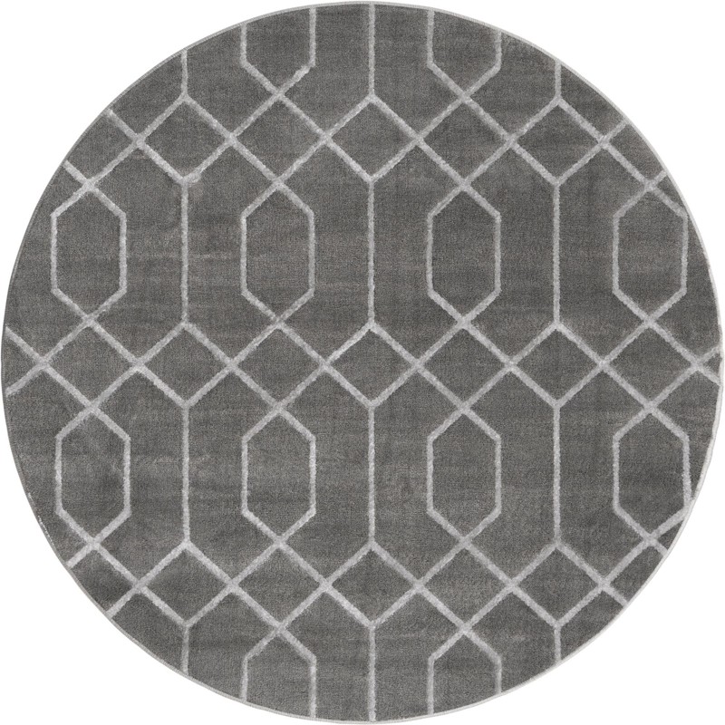 3' x 3' Cowley · Geometric rug