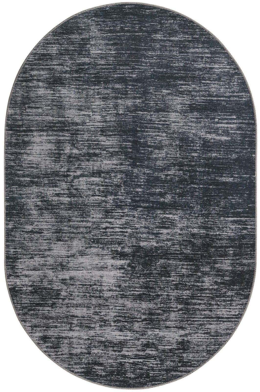 4' x 6' Prewitt · Linear abstract rug, black and ivory