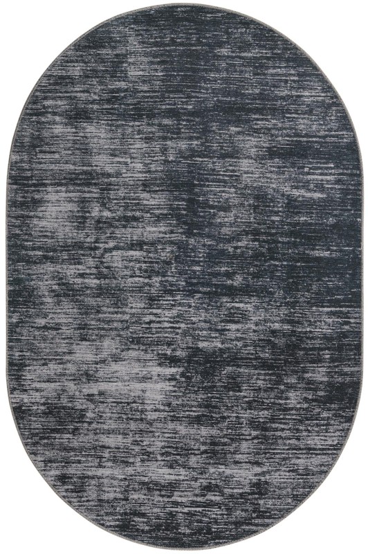 4' x 6' Prewitt · Linear abstract rug, black and ivory
