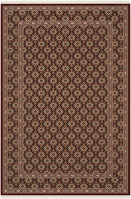 Fenton · Border rug, burgundy