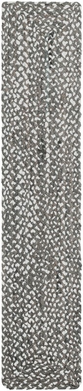 1' 2 x 6' 1 Heywood · Solid Chindi Rug, gray