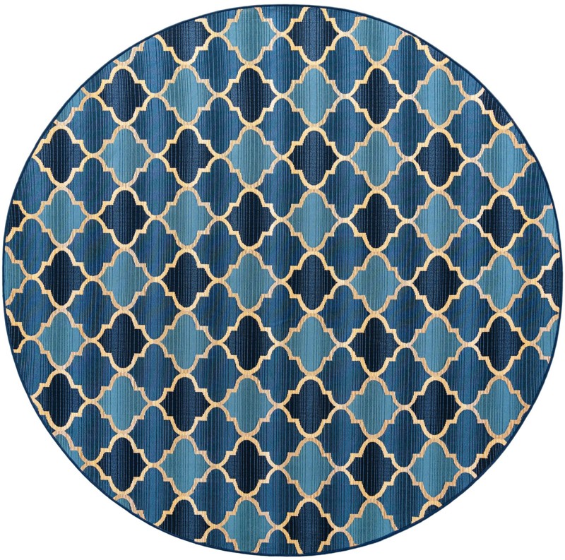 8' x 8' Lomax · Abstract Outdoor Rug