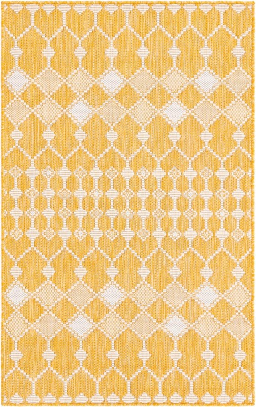 3' x 5' 3 Ramsden · Diamond Outdoor Rug, yellow