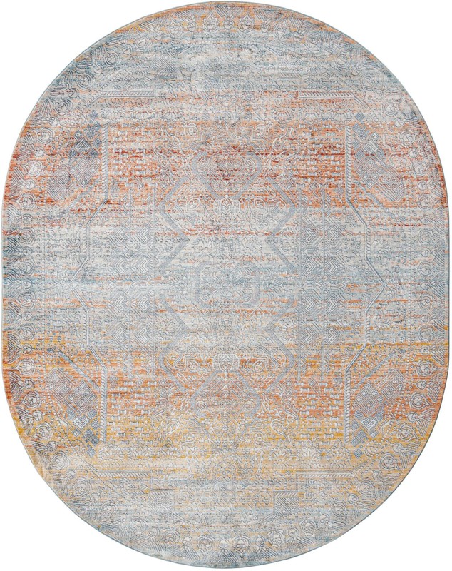 7' 10 x 10' 2 Severs · Border rug, multi