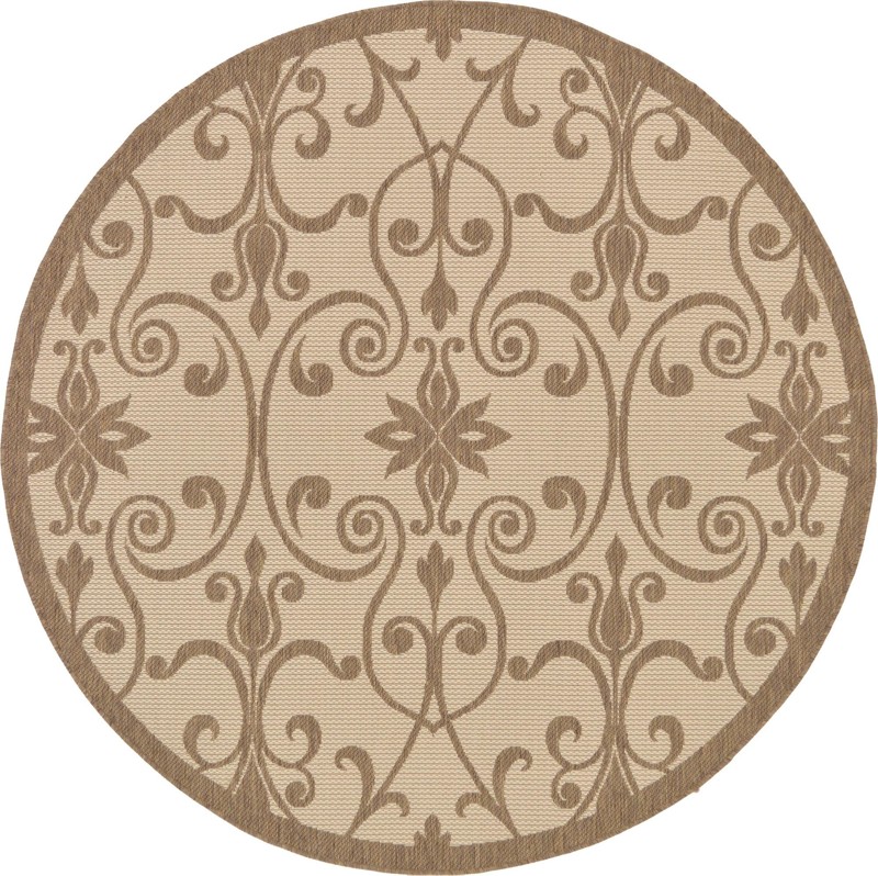 6' x 6' Fanshawe · Border Outdoor Rug
