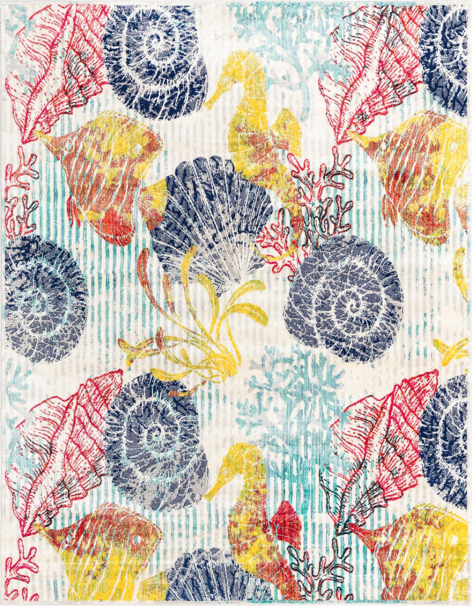 7' 10 x 10' Bewley · Lines rug, multi