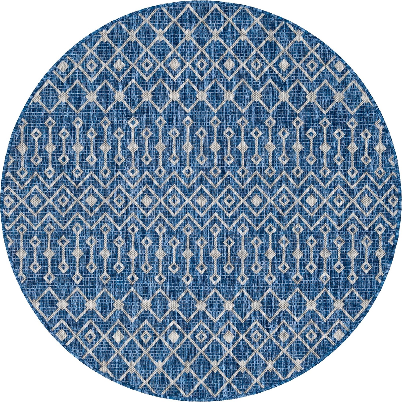 5' 3 x 5' 3 Kearney · Diamond Outdoor Rug, blue