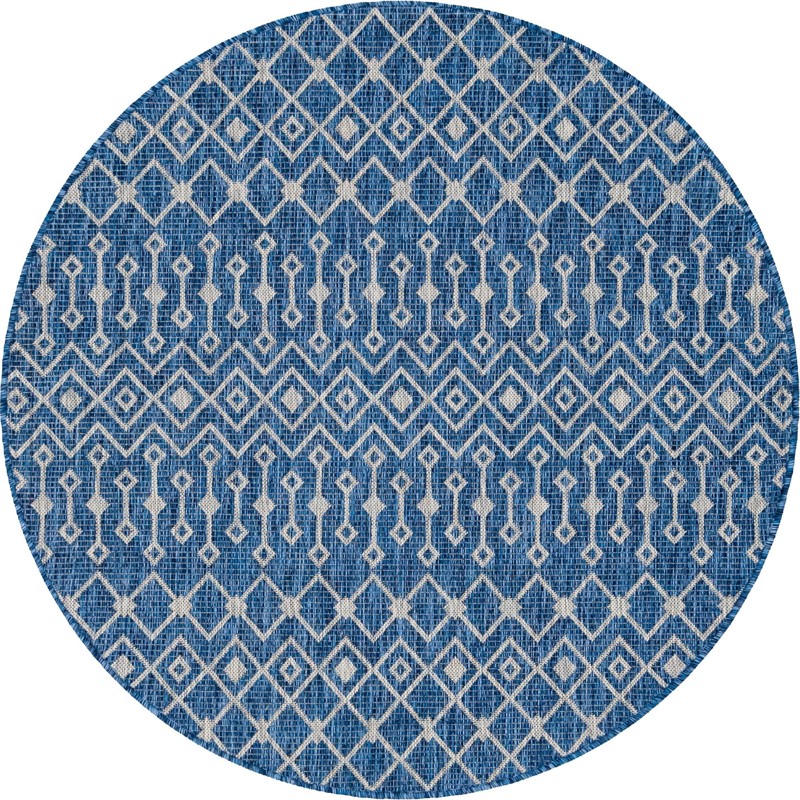 5' 3 x 5' 3 Kearney · Diamond Outdoor Rug, blue