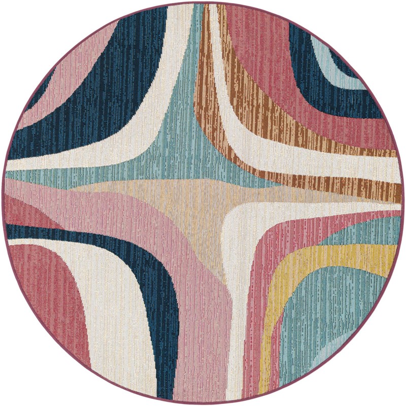 4' x 4' Danforth · Abstract Outdoor Rug