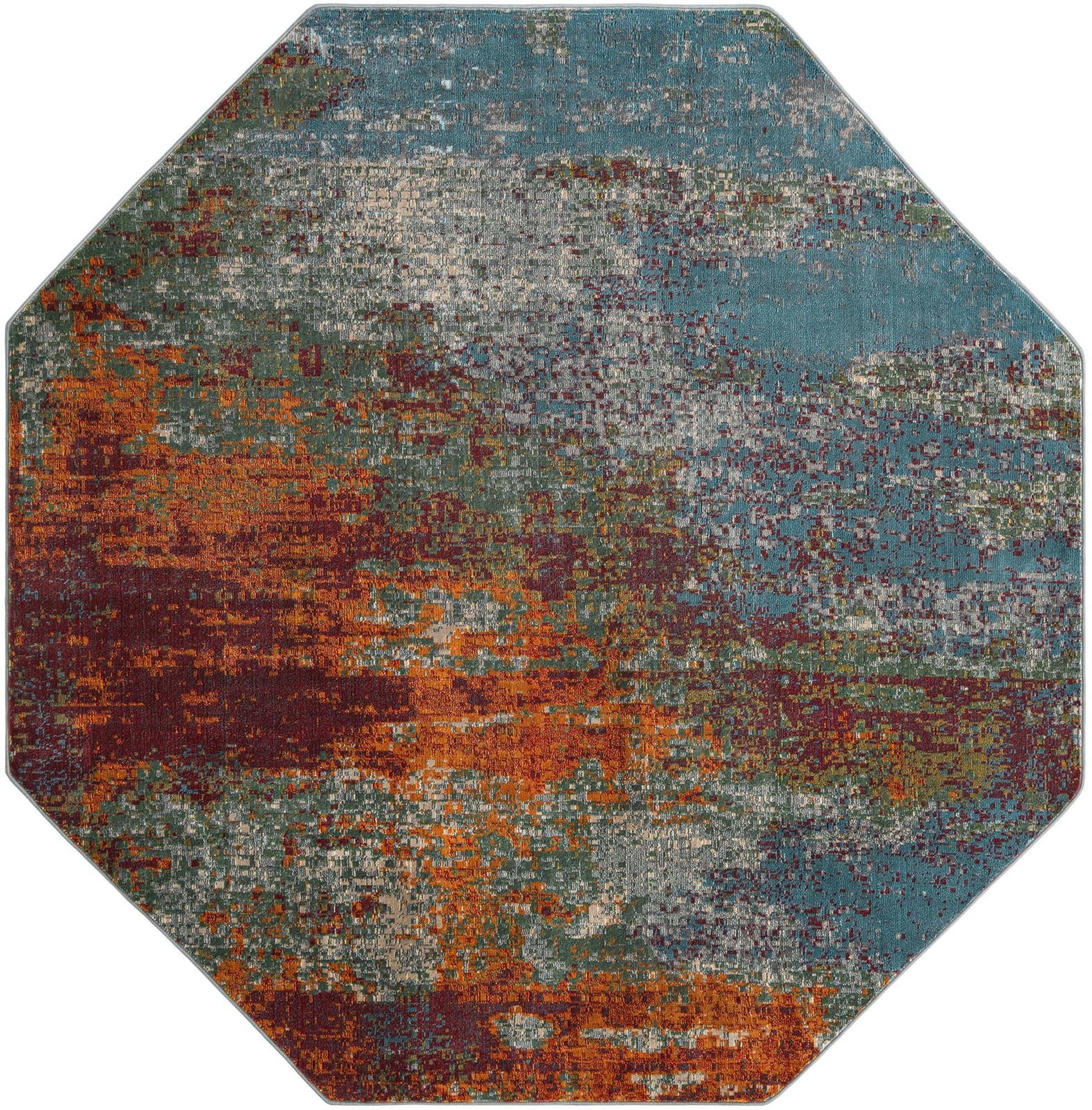 8' 2 x 8' 2 Yeoman · Abstract rug, multi