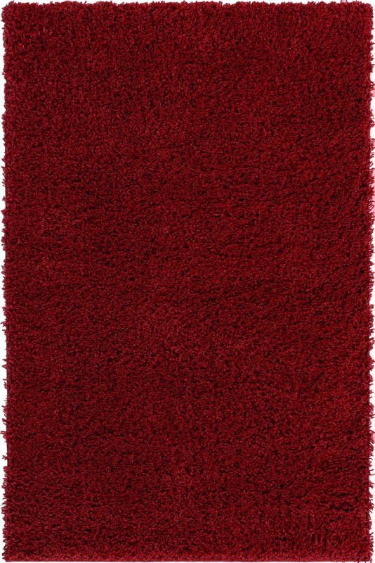 Hartwell · Solid Shag Rug, cherryred