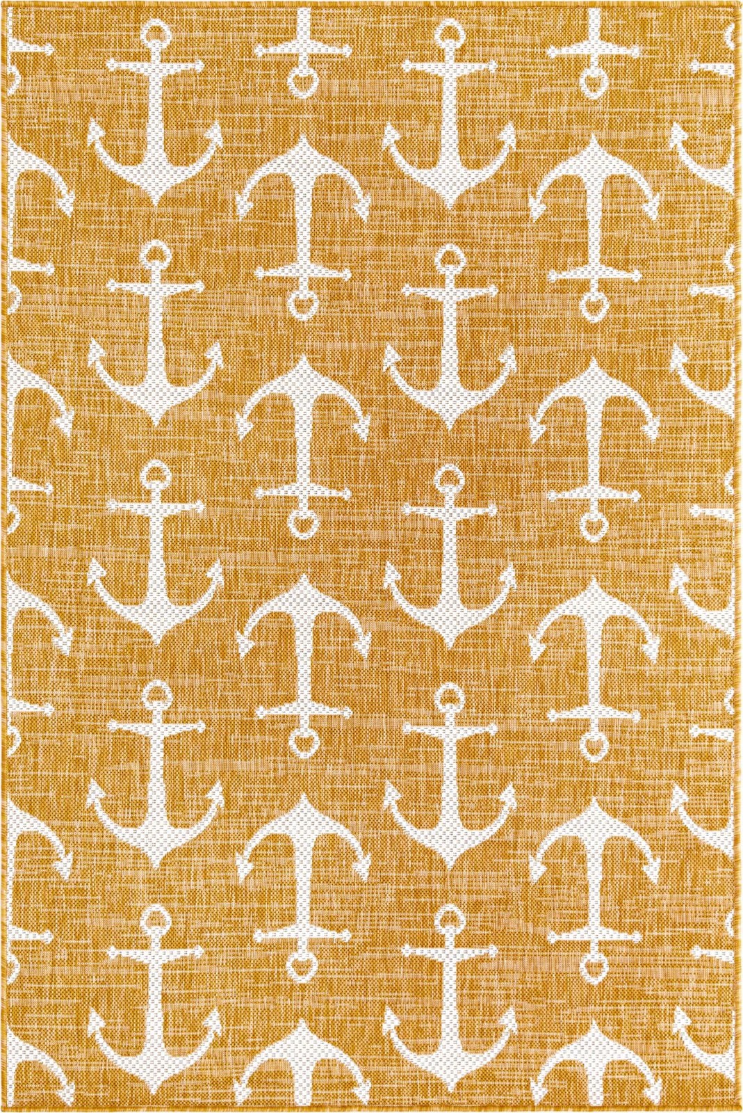 4' x 6' Millbrook · Pictoral Outdoor Rug, yellow
