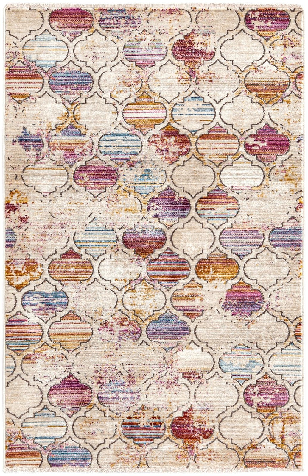 3' 3 x 5' Sparrow · Lattice rug, multi