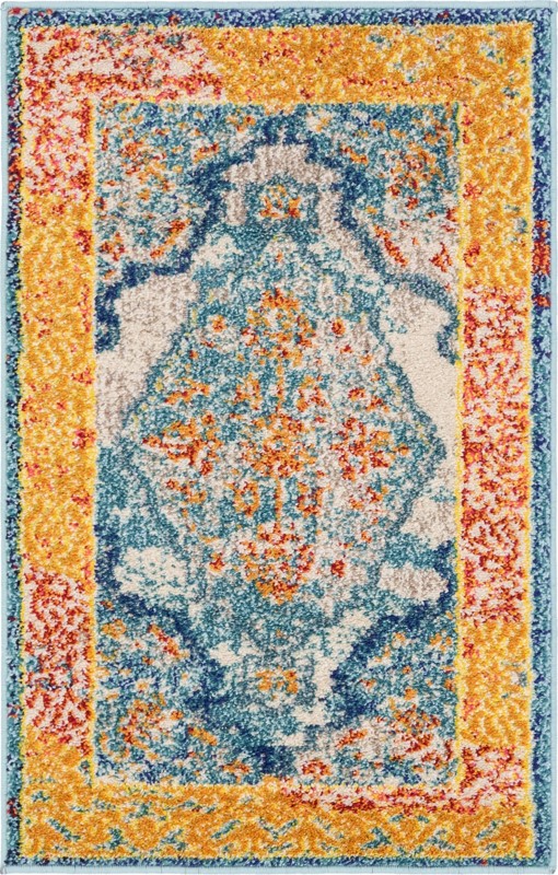 2' 2 x 3' Cary · Border Washable Rug