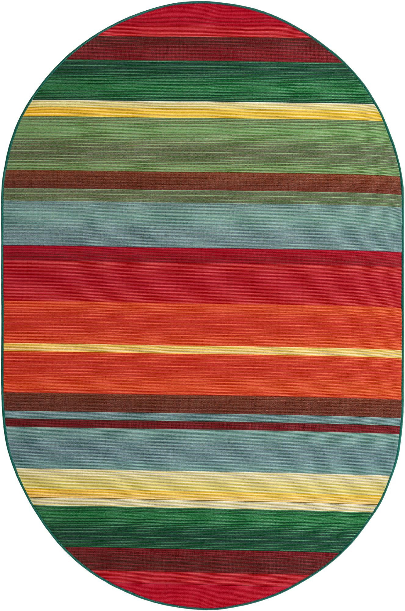 5' 3 x 8' Lomax · Abstract Outdoor Rug