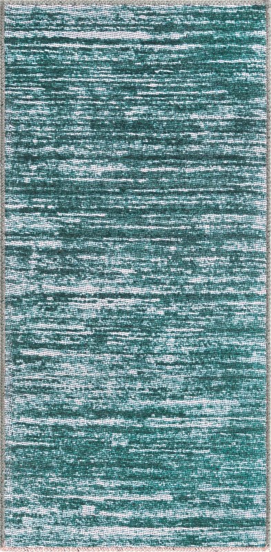 2' x 4' Prewitt · Abstract rug, teal