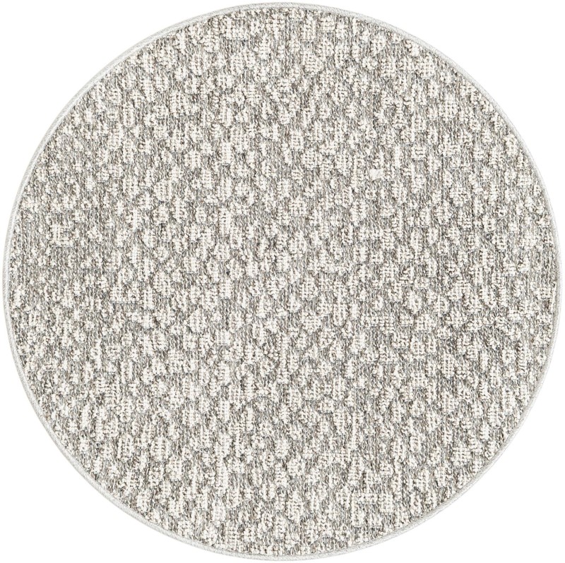 3' 1 x 3' 1 Dillard · Animal print Outdoor Rug, light gray