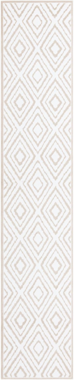 2' 6 x 13' Brattleboro · Diamond rug, snow white