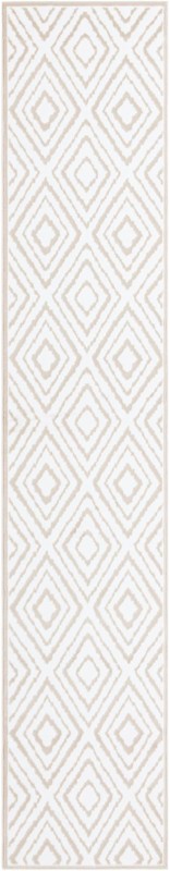 2' 6 x 13' Brattleboro · Diamond rug, snow white