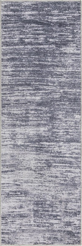 2' x 6' Prewitt · Gradient lines rug, gray and ivory