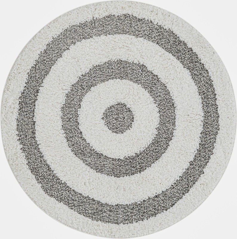 Rickard · Geometric rug, gray