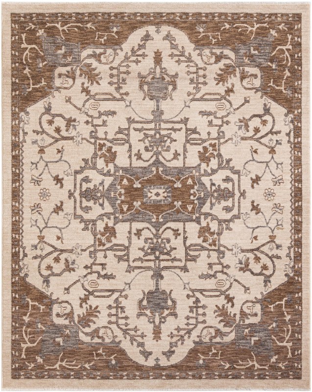 Colter · Border rug, ivory