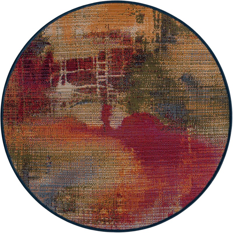 2' 7 x 2' 7 Lomax · Abstract Outdoor Rug