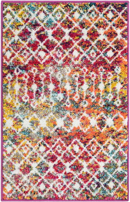 2' x 3' Boswell · Diamond rug, multi