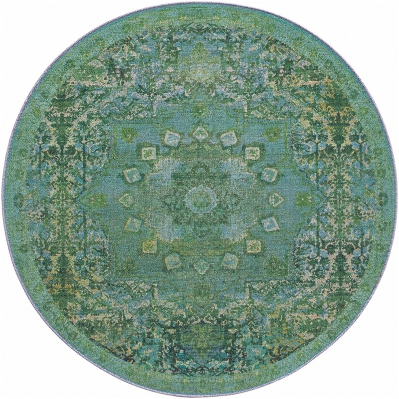 4' x 4' Rideout · Border rug