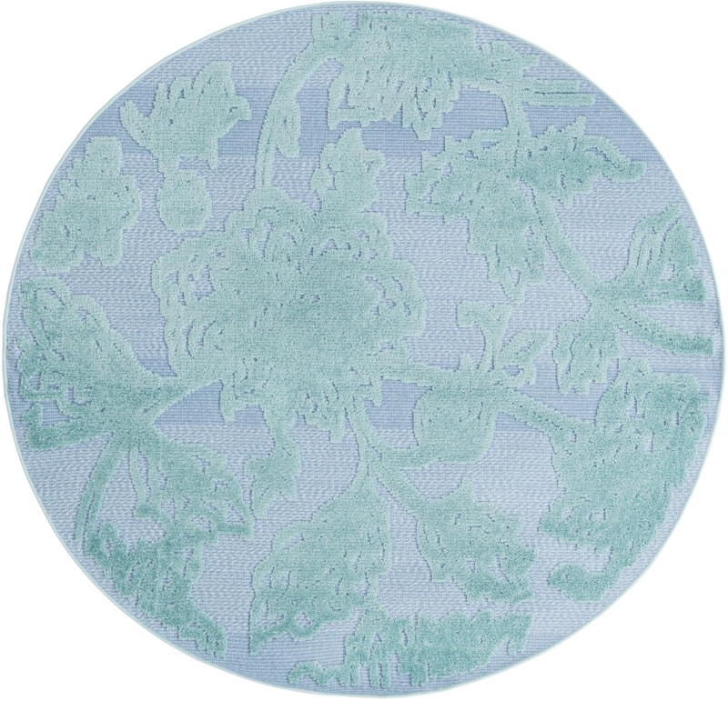 5' 3 x 5' 3 Lidell · Floral / botanical Outdoor Rug
