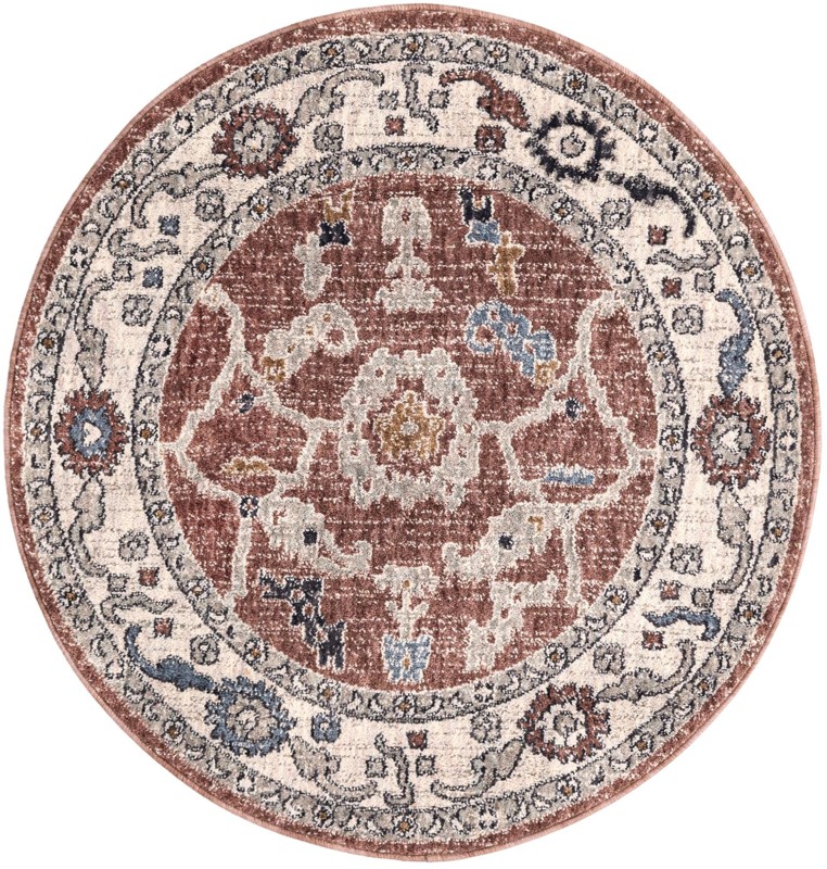 Lancey · Border rug, dusty rose